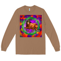 Toasted Coconut halloween red angus bull Long Sleeve Tee - LillyAllenDesigns