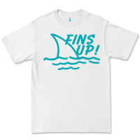 White fins up jimmy Premium Tee - DesignPulse