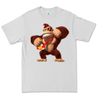 Dove Grey Donkey Kong 3D Poster Premium Tee - DesignPulse