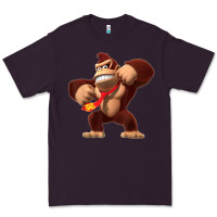 Plum Donkey Kong 3D Poster Premium Tee - DesignPulse