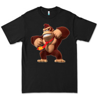 Black Donkey Kong 3D Poster Premium Tee - DesignPulse