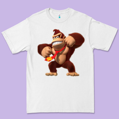 Donkey Kong 3d Poster Premium Tee Designed By Designpulse