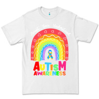 White autism awareness month t  shirt autism awareness rainbow accept unders Premium Tee - DesignPulse