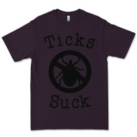 Plum ticks suck shirt lyme disease gift green awareness ribbon Premium Tee - DesignPulse