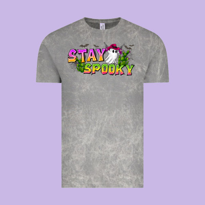 Stay Spooky Vintage Tee Designed By Cowhidedigitalart