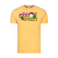 Vintage Mustard Stay Spooky Vintage Tee - CowhideDigitalArt