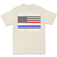 Bone police fire ems first responder american flag firefighter t shirt Premium Tee - DesignPulse