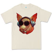 Bone Blodwyn pig Premium Tee - DesignPulse