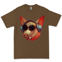 Cacao Blodwyn pig Premium Tee - DesignPulse