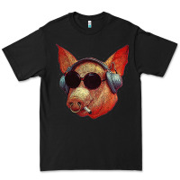 Black Blodwyn pig Premium Tee - DesignPulse