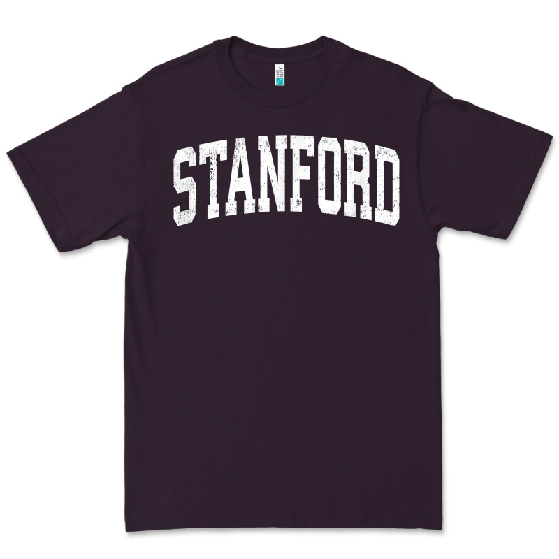 Stanford California Ca Vintage Athletic Sports Design T Shirt Premium Tee by DesignPulse | Teevron