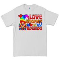 Dove Grey Love Gnomes No Bounds Premium Tee - BundleAndBundleShop