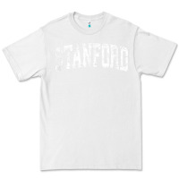 White stanford california ca vintage athletic sports design t shirt Premium Tee - DesignPulse