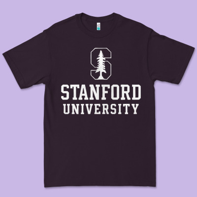 Stanford University Logo Premium Tee Designed By Designpulse