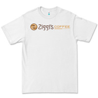 White ziggi's coffee Premium Tee - DesignPulse