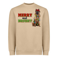 Mushroom merry and bright german shepherd Heavyweight Sweatshirt - RanaPortraitStore