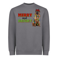 Storm merry and bright german shepherd Heavyweight Sweatshirt - RanaPortraitStore