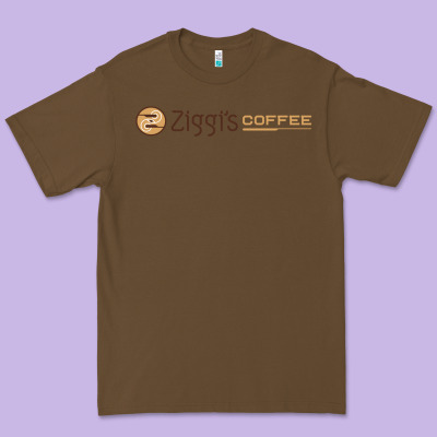 Ziggi's Coffee Premium Tee Designed By Designpulse