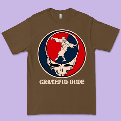 Grateful Dude Premium Tee Designed By Designpulse