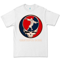 White grateful dude Premium Tee - DesignPulse