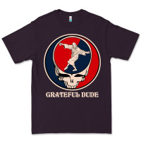 Plum grateful dude Premium Tee - DesignPulse