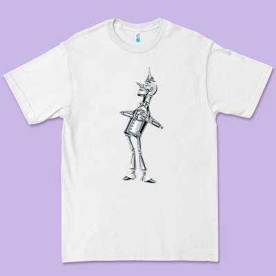 Vintage Wizard Of Oz Tinman Premium Tee Designed By Designpulse