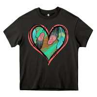 Asphalt Feather Heart Heavy Core Tee - Jasminsmagicworld