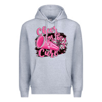 Heather Grey Cheer For The Cure Premium Hoodie - BarkalooDesign