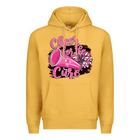Mustard Cheer For The Cure Premium Hoodie - BarkalooDesign