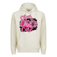Oatmeal Heather Cheer For The Cure Premium Hoodie - BarkalooDesign