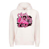 Pale Pink Cheer For The Cure Premium Hoodie - BarkalooDesign