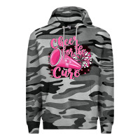 Slate Camo Cheer For The Cure Premium Hoodie - BarkalooDesign