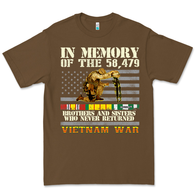 Vietnam War Veterans Us Memorial Day In The Memory Of 58479 38 Premium Tee by PixelWave | Teevron