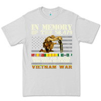 Dove Grey Vietnam War Veterans US Memorial Day In The Memory Of 58479 38 Premium Tee - PixelWave