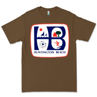 Cacao Coat of arms of Huntington Beach Premium Tee - PixelWave