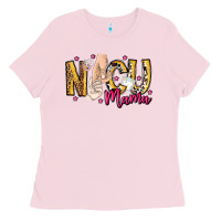 Bubblegum Pink Nicu Mama Ladies Tee - CowhideDigitalArt