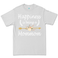 Dove Grey happiness is being a mommom  cute mothers day gifts Premium Tee - PixelWave