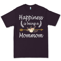 Plum happiness is being a mommom  cute mothers day gifts Premium Tee - PixelWave