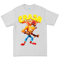 Dove Grey crash bandicoot Premium Tee - PixelWave