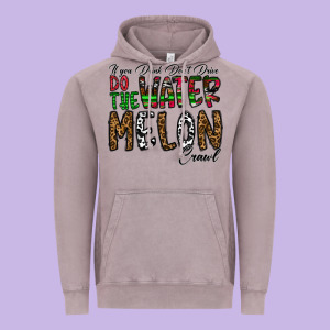 If You Drink Don't Drive Do The Watermelon Crawl Vintage Hoodie Designed By Cowhidedigitalart