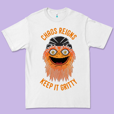 Chaos Reigns Keep It Gritty Premium Tee Designed By Pixelwave