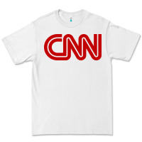 White cnn media company Premium Tee - PixelWave
