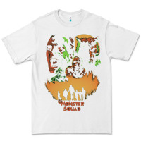 White The Monster Squad Premium Tee - PixelWave