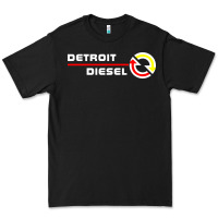 Black Detroit Diesel Premium Tee - PixelWave