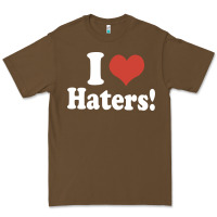 Cacao i love haters Premium Tee - PixelWave