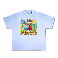 Grape Ice Hello Summer Urban Heavy Tee - CowhideDigitalArt