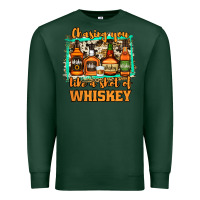 Sports Green chasing you like a shot of whiskey Premium Sweatshirt - Jasminsmagicworld