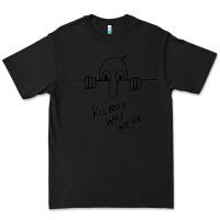 Black Kilroy was here (on RedBubble) gift Premium Tee - PixelWave