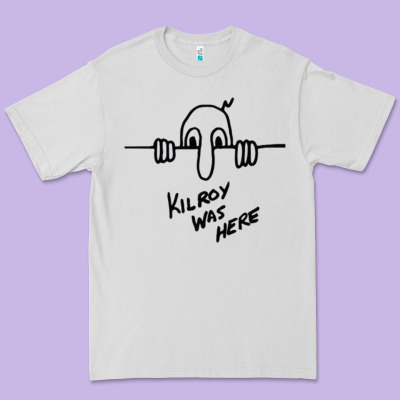 Kilroy Was Here (on Redbubble) Gift Premium Tee Designed By Pixelwave