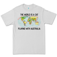 Dove Grey the world is a cat playing with australia 2020 shirt Premium Tee - PixelWave